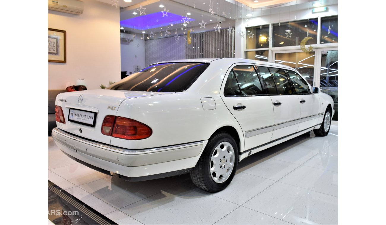 مرسيدس بنز E 320 VERY LOW MILEAGE! Mercedes Benz E320 XL ( LIMOUSINE ) 1998 Model!! in White Color! GCC Specs