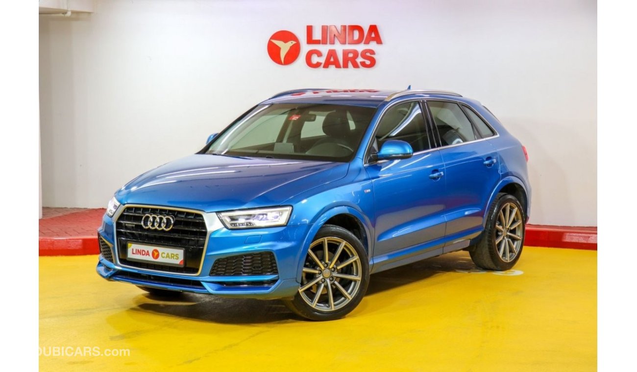 أودي Q3 Audi Q3 S-Line 40 TFSI 2018 GCC under Warranty with Zero Down-Payment.