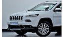 Jeep Cherokee EXCELLENT DEAL for our Jeep Cherokee Limited 4x4 ( 2014 Model ) in White Color GCC Specs