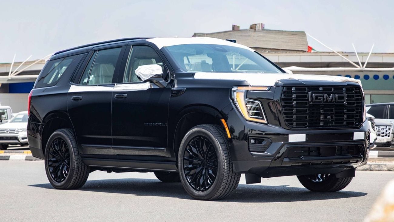 GMC Yukon Denali Black Edition 6.2L V8 | 2025 | 4 Years Agency Warranty & Service Contract