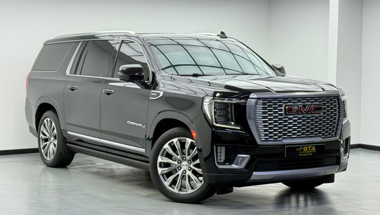 جي أم سي يوكون XL Denali 6.2L (8 Seater) 2021 GMC Yukon Denali XL, Warranty, Full GMC Service History, Fully Loaded, E