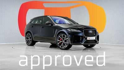 Jaguar F-PACE SVR 5.0L UAE's Very Best Example | 2 Years Free Servicing | AED 3,415 Per Month