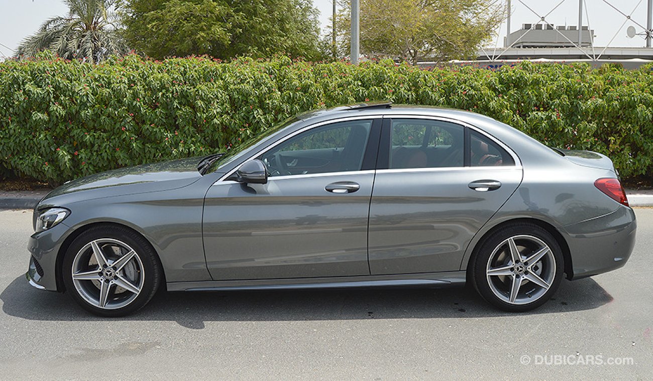 Mercedes-Benz C 250 2018, 2.0L GCC, 0km with 2 Years Unlimited Mileage Warranty