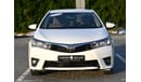 Toyota Corolla SE GCC EXCELLENT CONDITION WITHOUT ACCIDENT 2014 1.6