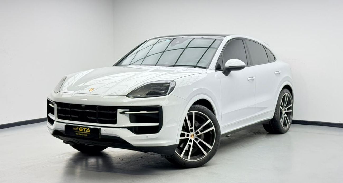 بورش كايان 2024 Porsche Cayenne Coupe, 2026 Porsche Warranty, Full Porsche Service History, Low Km, GCC