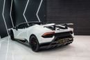 لامبورغيني هوراكان 2018 Lamborghini Performante Spyder, ALA Aerodynamics, Lift System, Forged Composites, GCC Spec!!