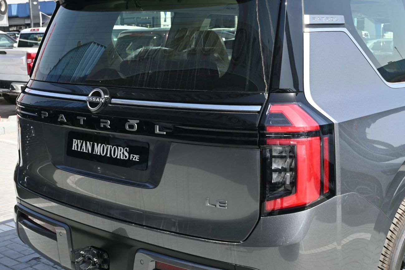 نيسان باترول NISSAN PATROL LE 3.5L TwinTurbo V6 Petrol 4WD, Model 2025, Color Grey
