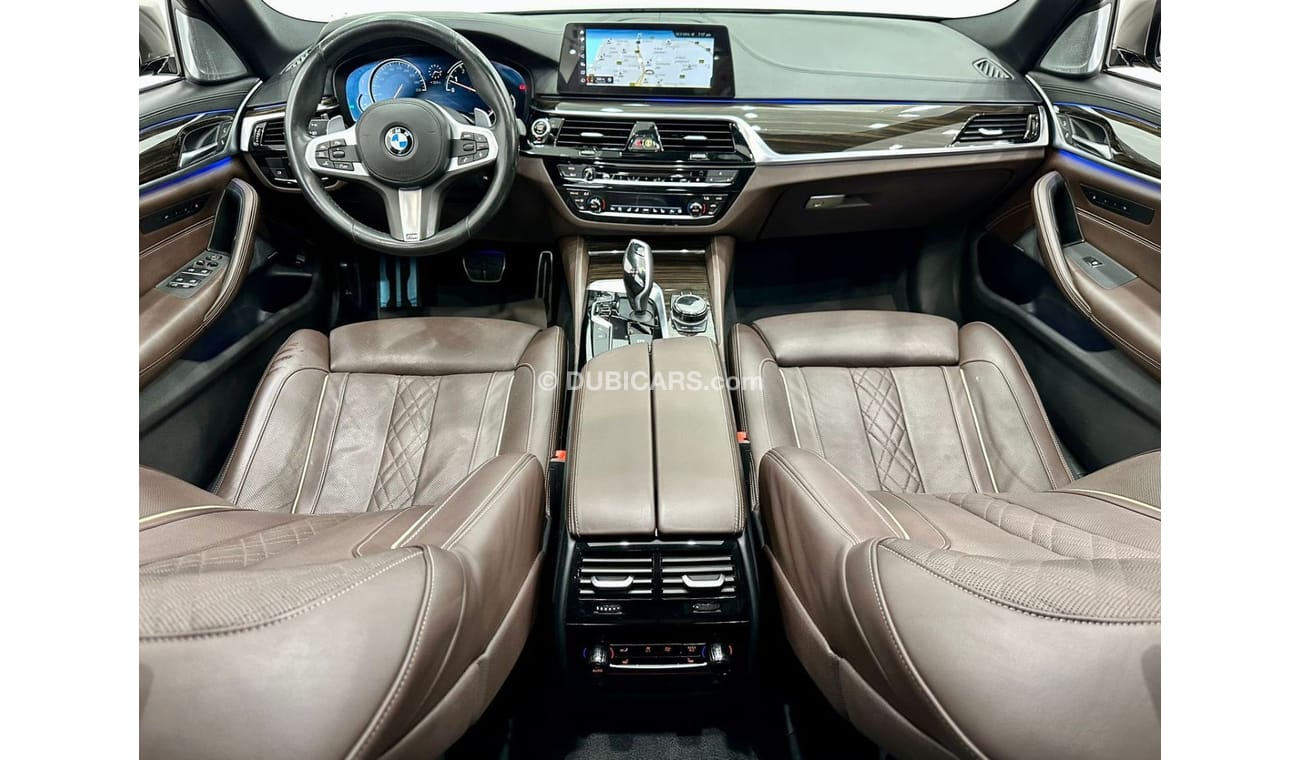 BMW 550i 2018 BMW 550i xDrive M Sport, Sep 2024 BMW Warranty + Service Package, Fully Loaded, GCC