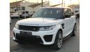 Land Rover Range Rover Sport Supercharged Rang Rover sport super charge model 2014 GCC kit SVR full option panoramic roof leather seat