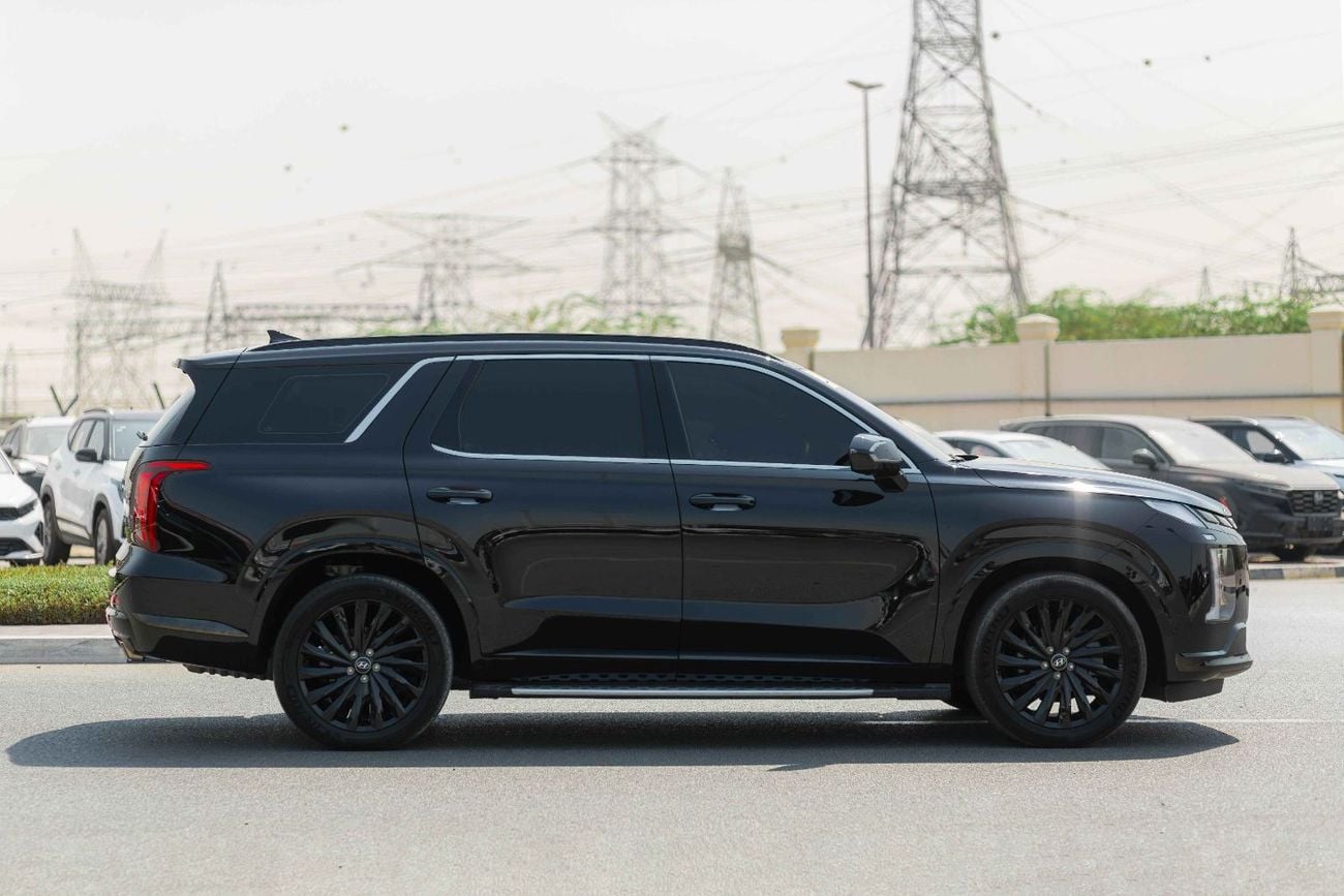 هيونداي باليساد جي إل إس كاليجرافي **هيونداي باليسيد إصدار بلاك إنك 2024 - 7 مقاعد**