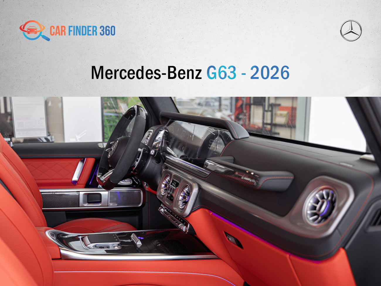 مرسيدس بنز G 63 AMG Mercedes-Benz G63 - 2026 - GCC - Performance Package (Export)