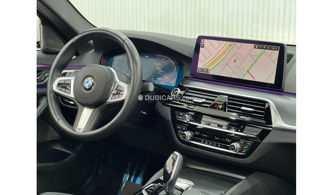بي أم دبليو 520i M سبورت جوي كومفورت 2022 BMW 520i M-Sport, 5 Years BMW Warranty + Service Pack, Full BMW Service His