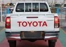 تويوتا هيلوكس double cabin 2.4 Diesel ,,,4X4,,, white color Black interior 2024 Basic option