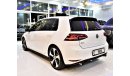 فولكس واجن جولف AMAZING!!! Volkswagen GTI 2016 Model!! in White Color! GCC Specs