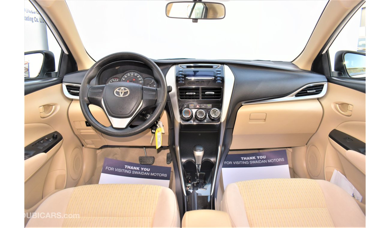 Toyota Yaris AED 860 PM | 0% DP | SEDAN 1.5 SE GCC DEALER WARRANTY