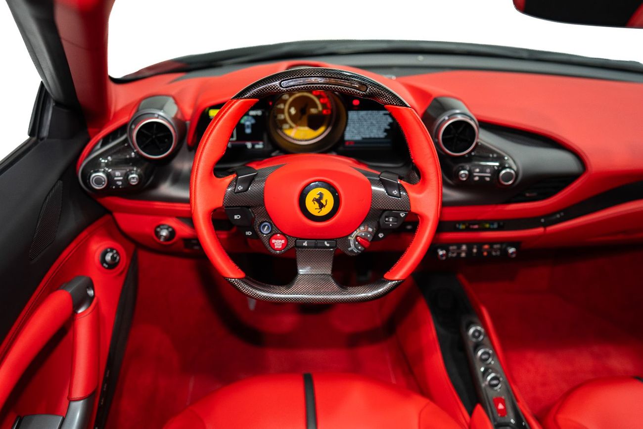 Ferrari F8 Spider VERY LOW MILEAGE | 2022 F8 SPIDER | CARBON INT | SUSPENSION LIFTER | SPECIAL DESIGN SEATS | WARRANTY