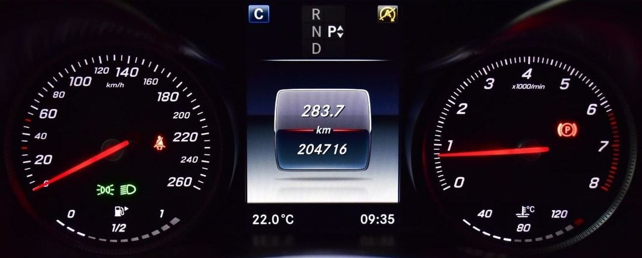 Mercedes-Benz C 200 EXCELLENT DEAL for our Mercedes Benz C200 ( 2017 Model ) in White Color GCC Specs