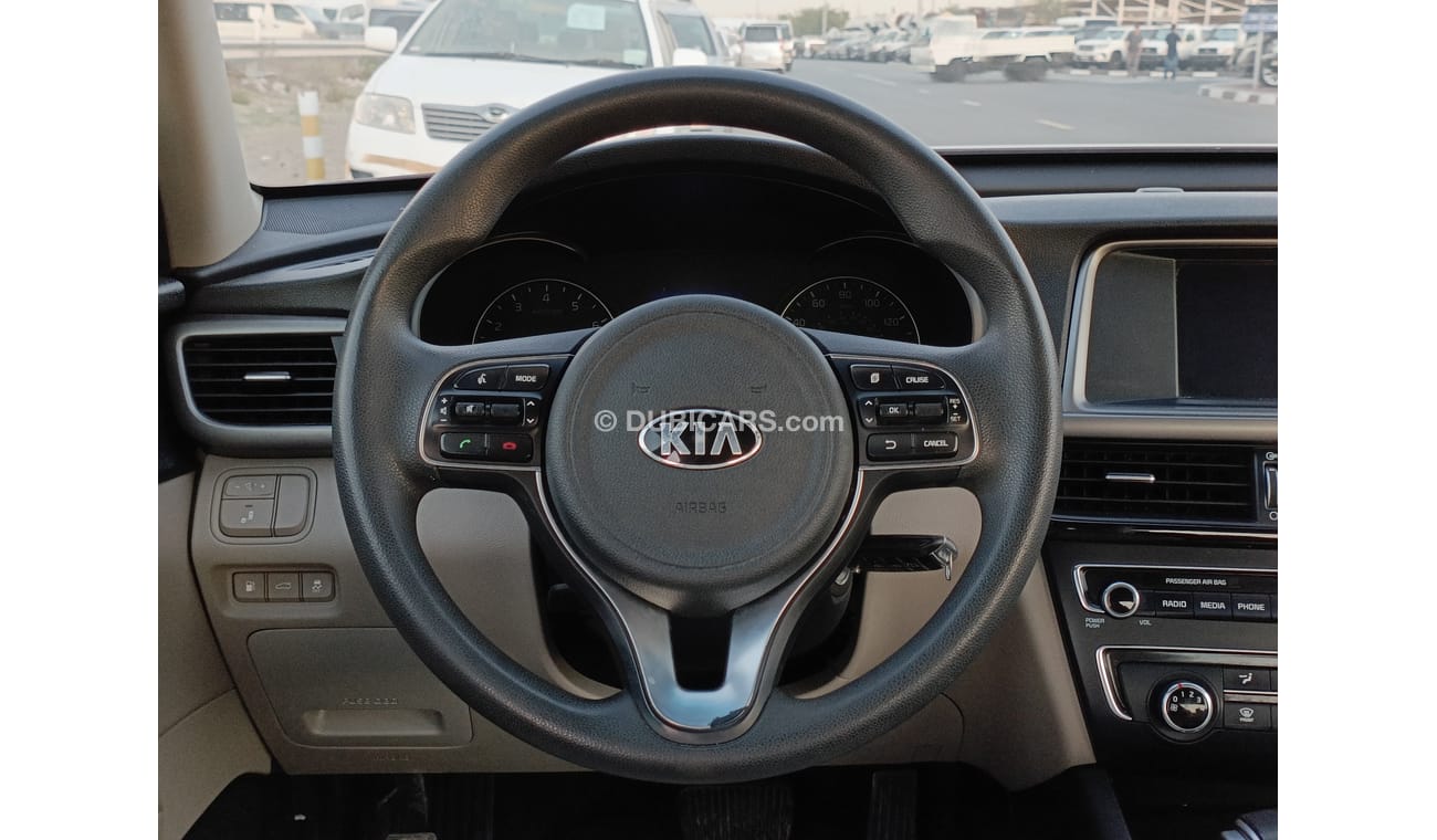 Kia Optima 2.4L Petrol, Leather Seats, DVD + Back Camera, 16'' Rims, Clean Interior and Exterior (LOT # 8894)