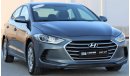 Hyundai Elantra Hyundai Elantra 2018 GCC in excellent condition without accidents, very clean from inside and outsid