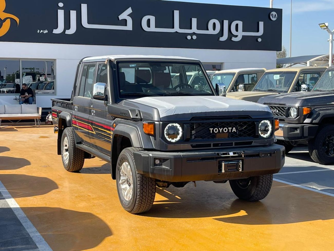 Toyota Land Cruiser Pick Up Std 4.0L Double Cab Utility AWD Toyota LC DC AT PETROL 2025 4.0L Full GREY