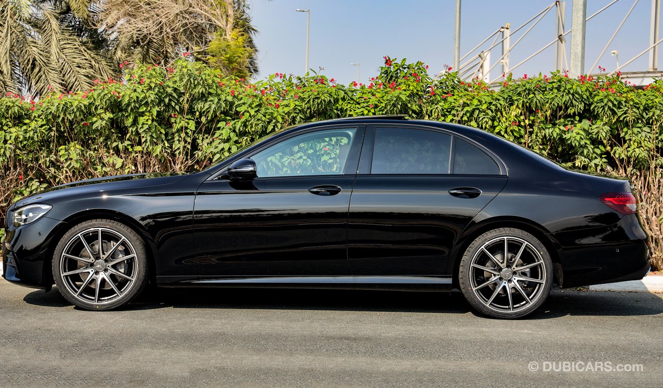 Mercedes-Benz E200 2021 2.0L, GCC 0km w/ 2Yrs Unlimited Mileage Warranty +  3Yrs Service @ EMC