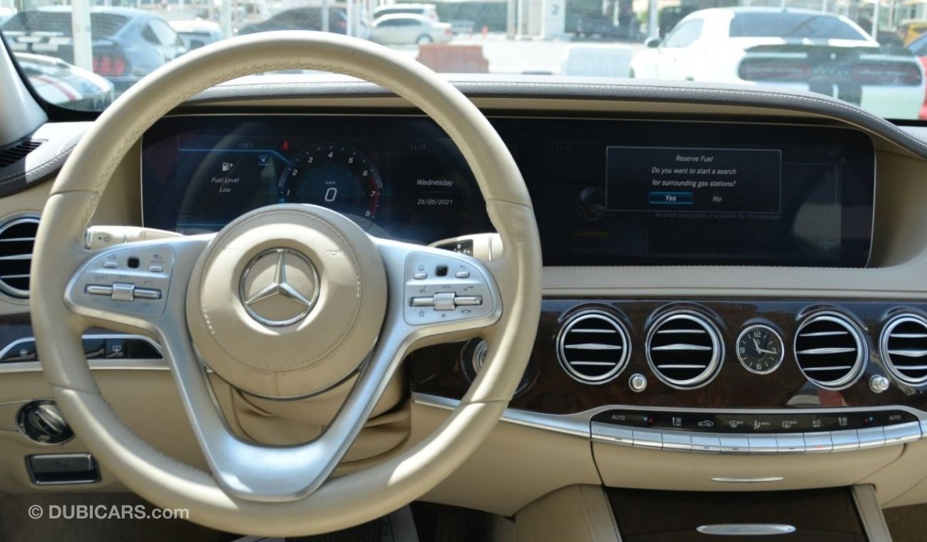 مرسيدس بنز S 450 Mercedes-Benz S450 V6 2019/FullOption/Panaromic Roof/Luxury/Low Miles/Very Good Condition