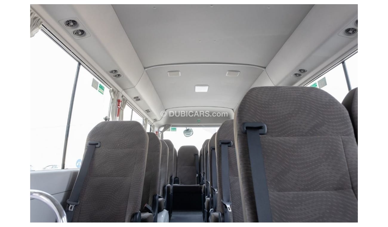 تويوتا كوستر 2023 Toyota Coaster 4.2L 23 Seats + 3 Point Seat Belt + Auto Pass. Door + Door Step Light