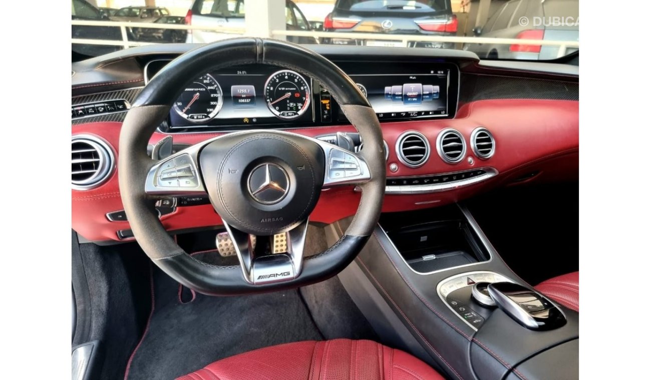 Mercedes-Benz S 63 AMG Coupe NEW ARRIVAL = FREE REGISTRATION=WARRANTY=MERCEDES S63 V8 AMG COUPE 2015 = BODYKIT S63 2019=GCC SPECS