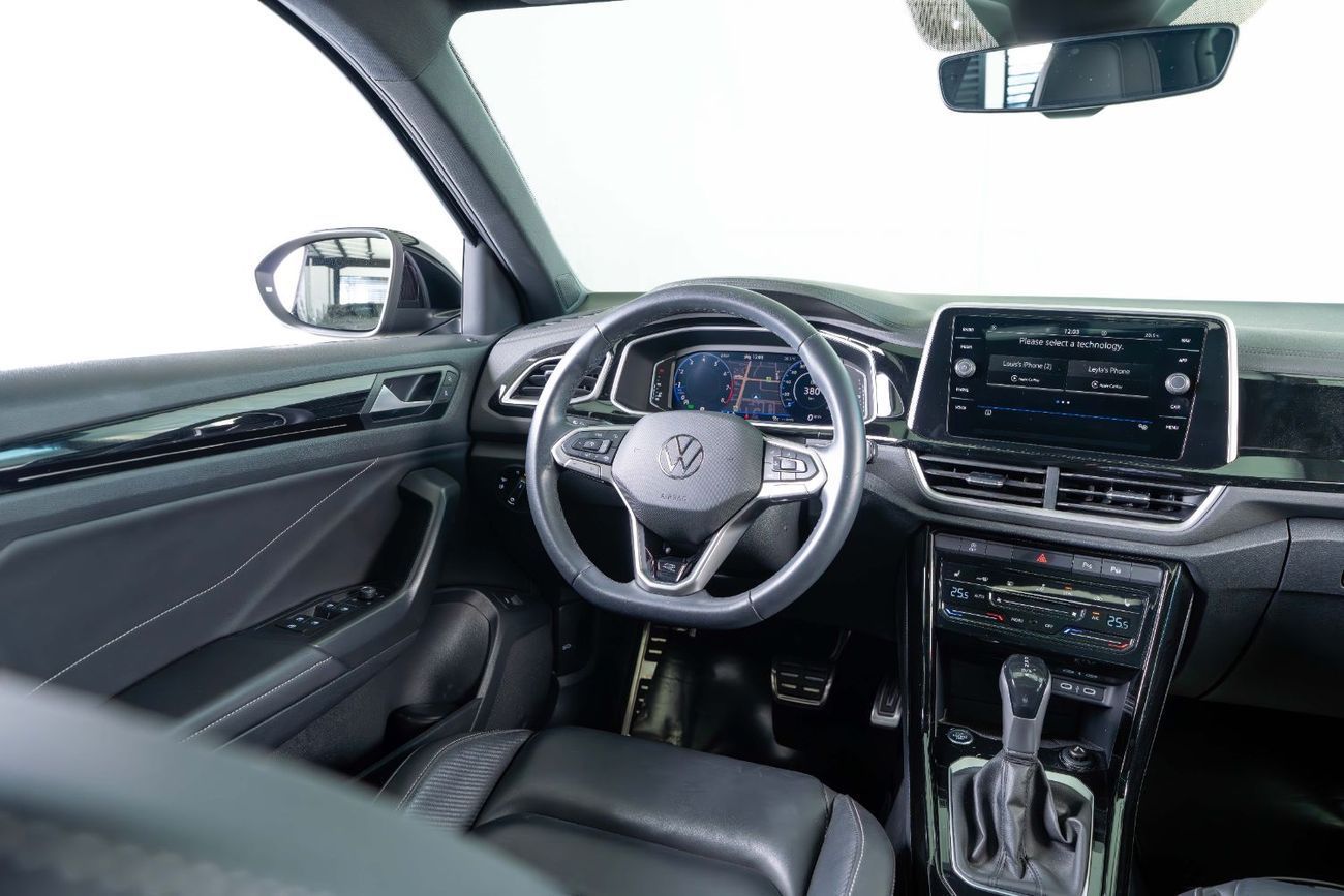 Volkswagen T ROC R-line 1.4L GCC-Al Nabooda Warranty Until 12/2027 Service Contract Until 12/2028