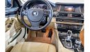 BMW 520i BMW 520i 2016 GCC under Warranty with Flexible Down-Payment.