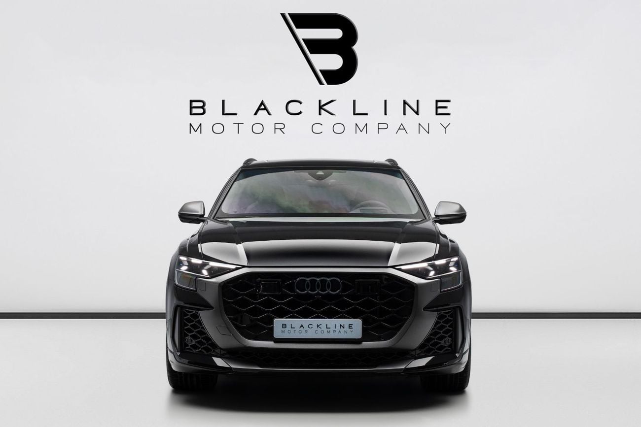 Audi RSQ8 STD BUY NOW, PAY 2027 | THE BLACKLINE STANDARD | 2031 Audi Warranty + Service Contract, GCC