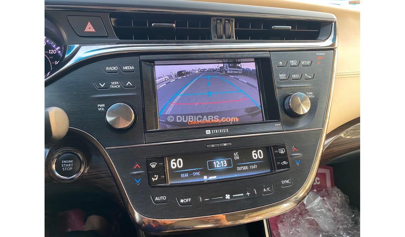 Toyota Avalon Limited US Specs