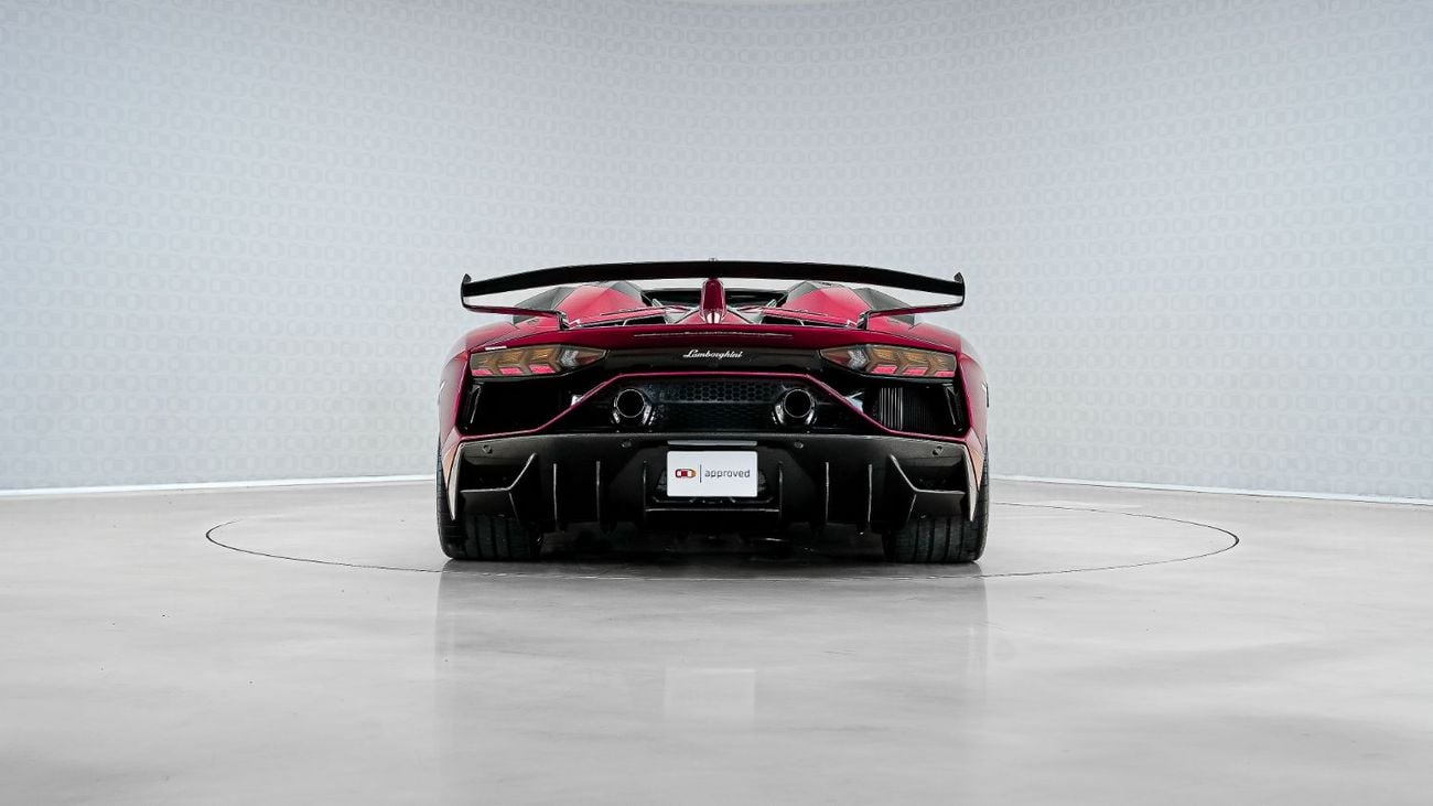 لامبورغيني أفينتادور Aventador Roadster SVJ LP770-4 | AED 30,999 PM | Warranty May 2026 | GCC