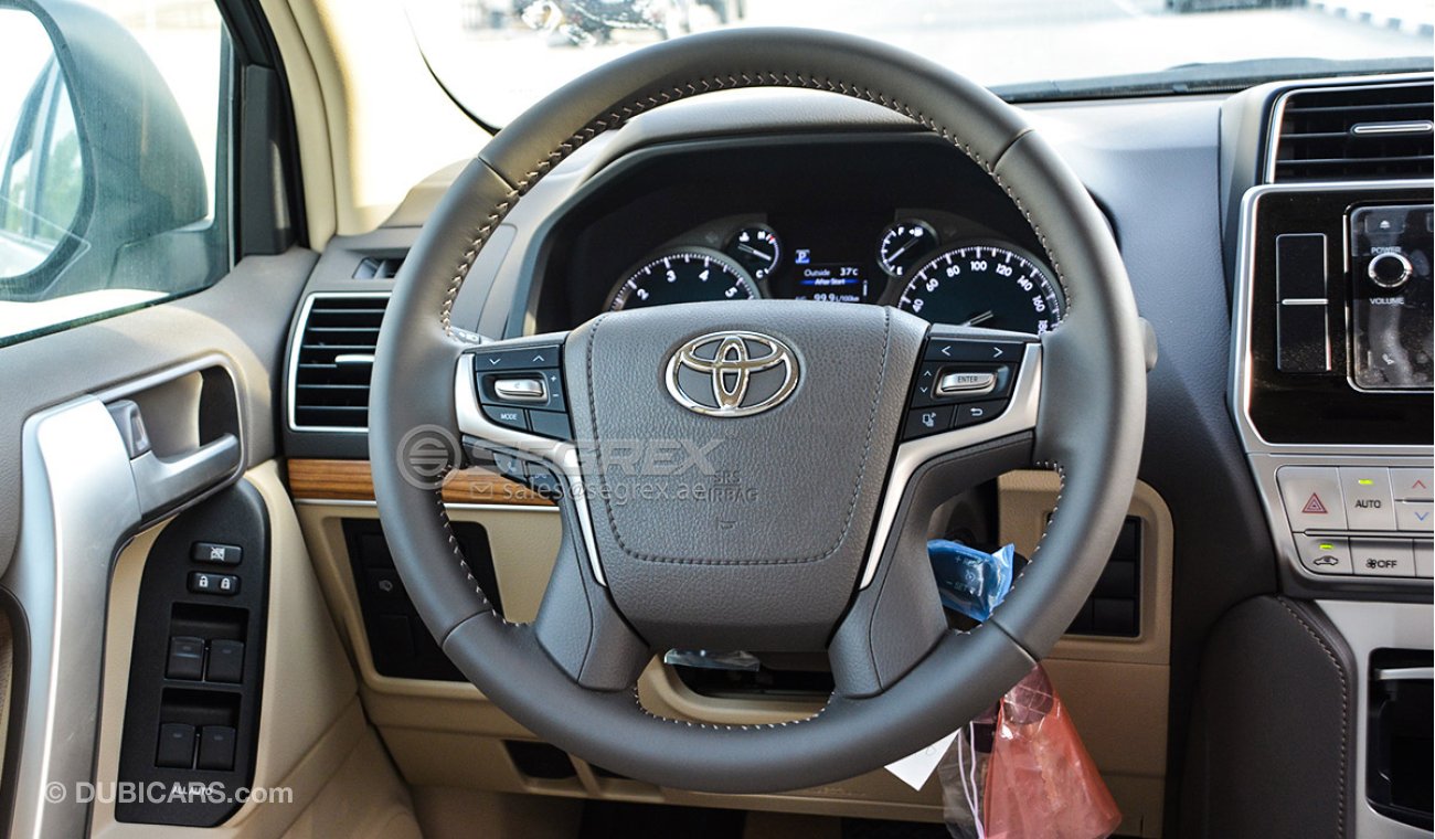 Toyota Prado 2.7L PETROL,A/T VX ,Sunroof, 2 electric seats ,Black/Black available -اسود متوفر