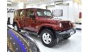 جيب رانجلر EXCELLENT DEAL for our Jeep Wrangler Unlimited SAHARA ( 2012 Model ) in Maroon Color GCC Specs