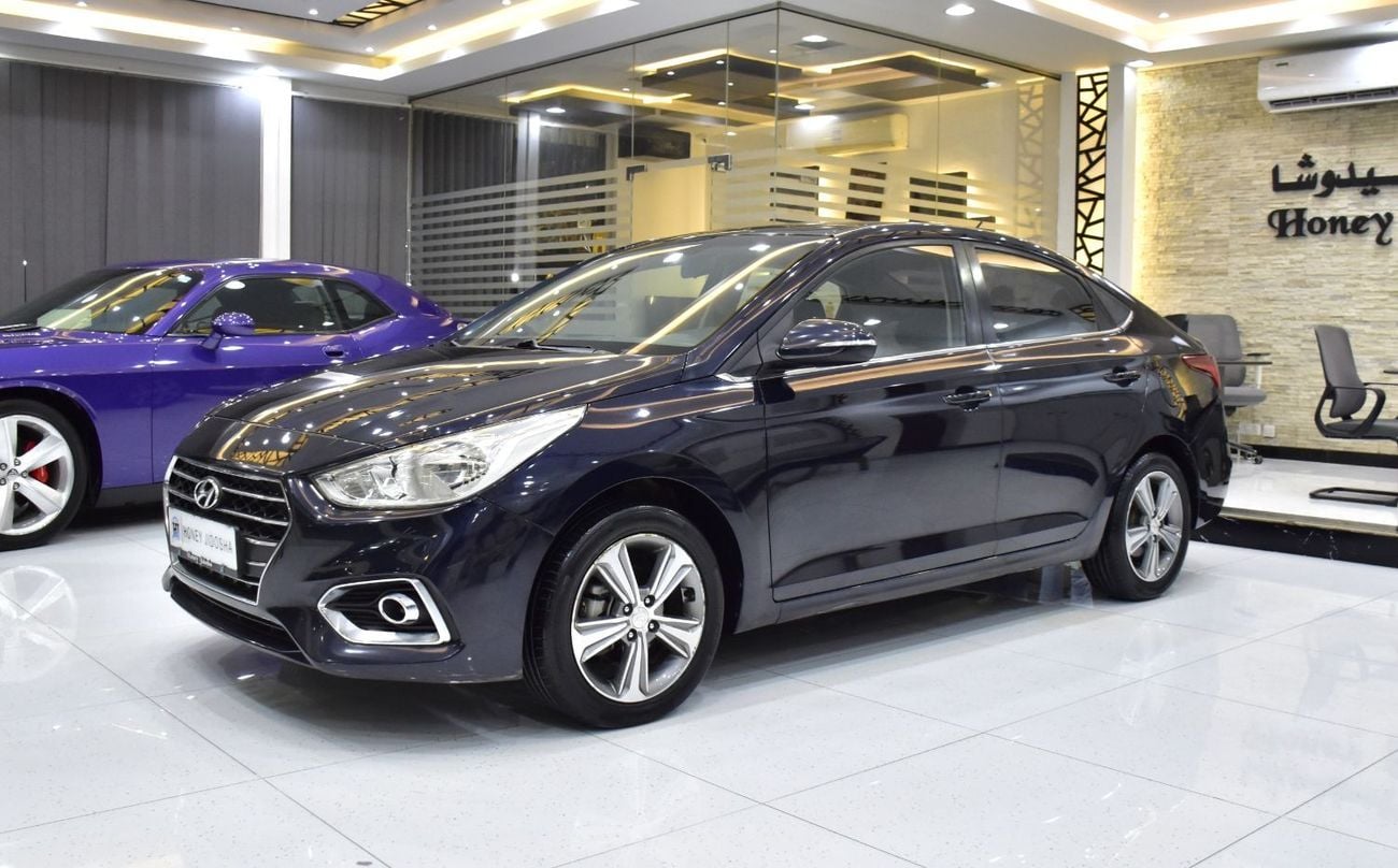 Hyundai Accent GL MID EXCELLENT DEAL for our Hyundai Accent 1.6L ( 2020 Model ) in Blue Color GCC Specs