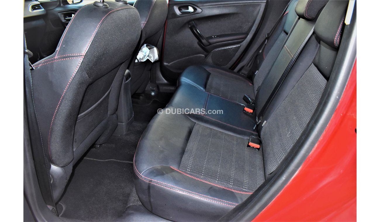 بيجو 208 1.6L GT LINE 2018 GCC SPECS AGENCY WARRANTY