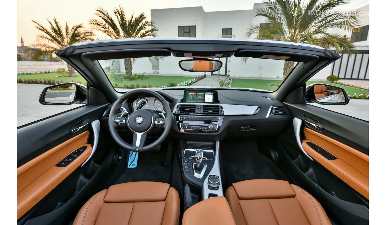 BMW 220i M-Kit (Brand New) - Warranty Until 2020 - GCC - AED 2,820 PER MONTH - 0% DOWNPAYMENT