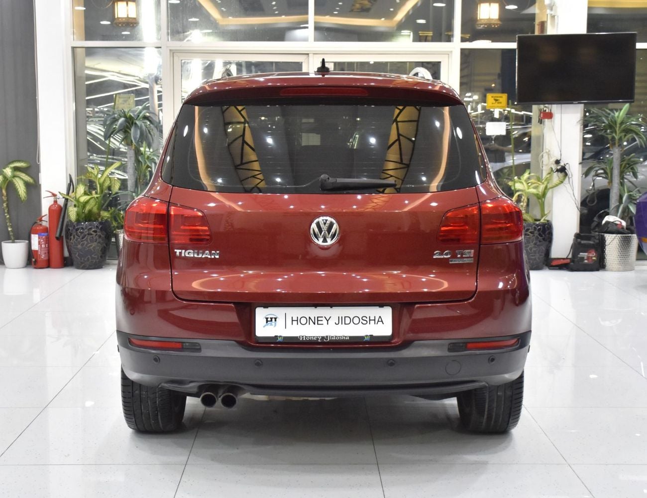 Volkswagen Tiguan SEL EXCELLENT DEAL for our Volkswagen Tiguan 2.0 TSi 4Motion ( 2014 Model ) in Red Color GCC Specs