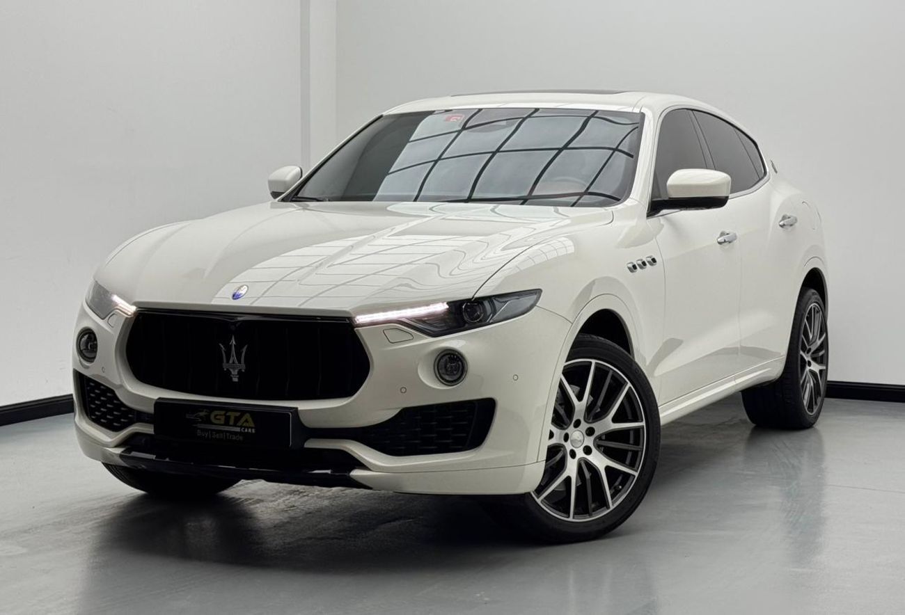 Maserati Levante S 3.0L (424 HP) 2017 Maserati  Levante S, Service History, Excellent Condition, Low Km, GCC
