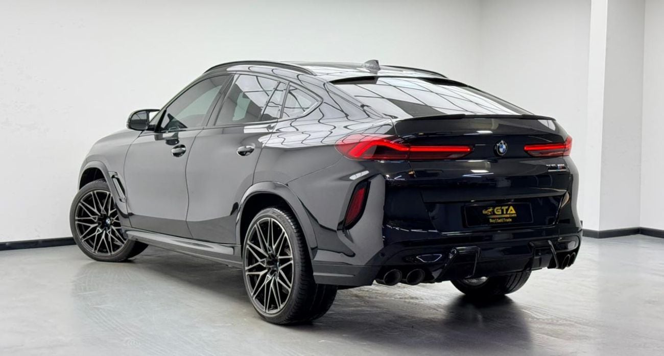 بي أم دبليو X6 M 2021 BMW X6M Competition, Warranty, Full BMW Service History, Carbon Fiber Interior, GCC