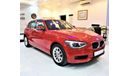 BMW 116i AMAZING BMW 116i 2013 Model!! in Red Color! GCC Specs