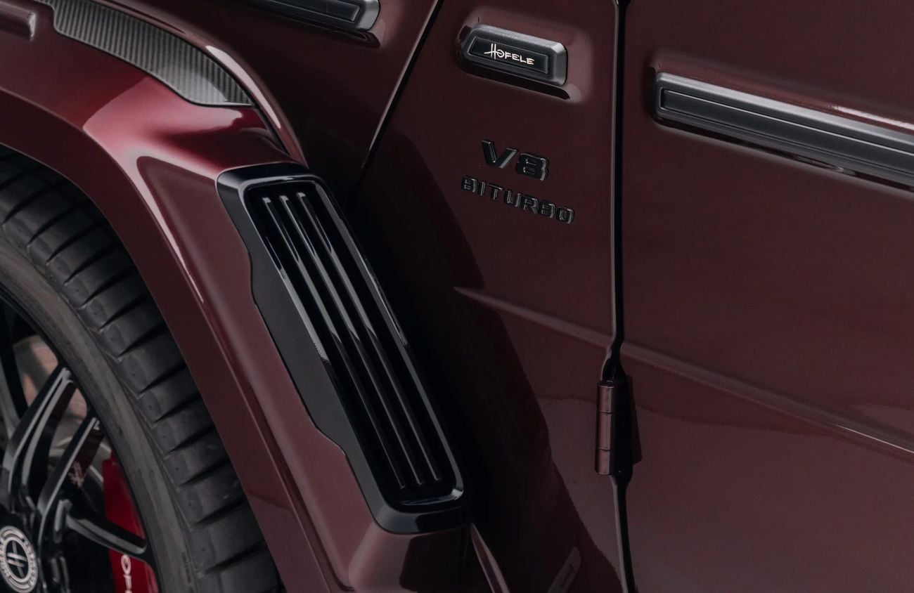 Mercedes Benz G63 AMG 4.0L Twin-Turbocharged V8 Engine