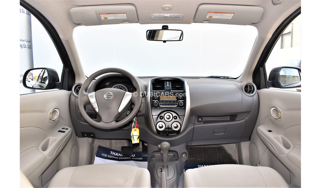 Nissan Sunny 1.5L SV 2018 GCC SPECS WITH REAR PARKING SENSOR