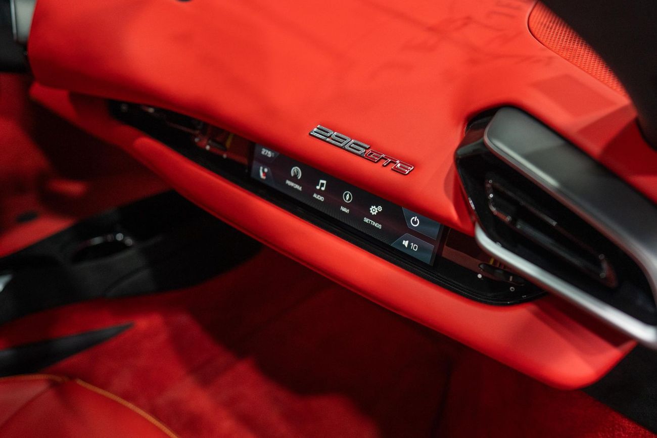 Ferrari 296 GTB 296 GTB | FRONTLIFT | TWO TONE INTERIOR | ENGINE COVERS IN CARBON FIBRE | MATTE GREY WHEELS