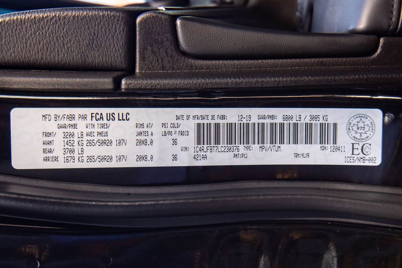 Jeep Grand Cherokee Limited Plus 3.6L