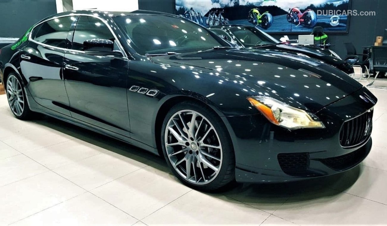 Maserati Quattroporte SPECIAL OFFER MASERATI QUATTROPORTE GTS 2014 MODEL GCC CAR IN PERFECT CONDITION WITH LOW KM ONLY