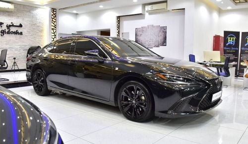لكزس ES 350 EXCELLENT DEAL for our Lexus ES350 F-Sport ( 2023 Model ) in Black Color GCC Specs