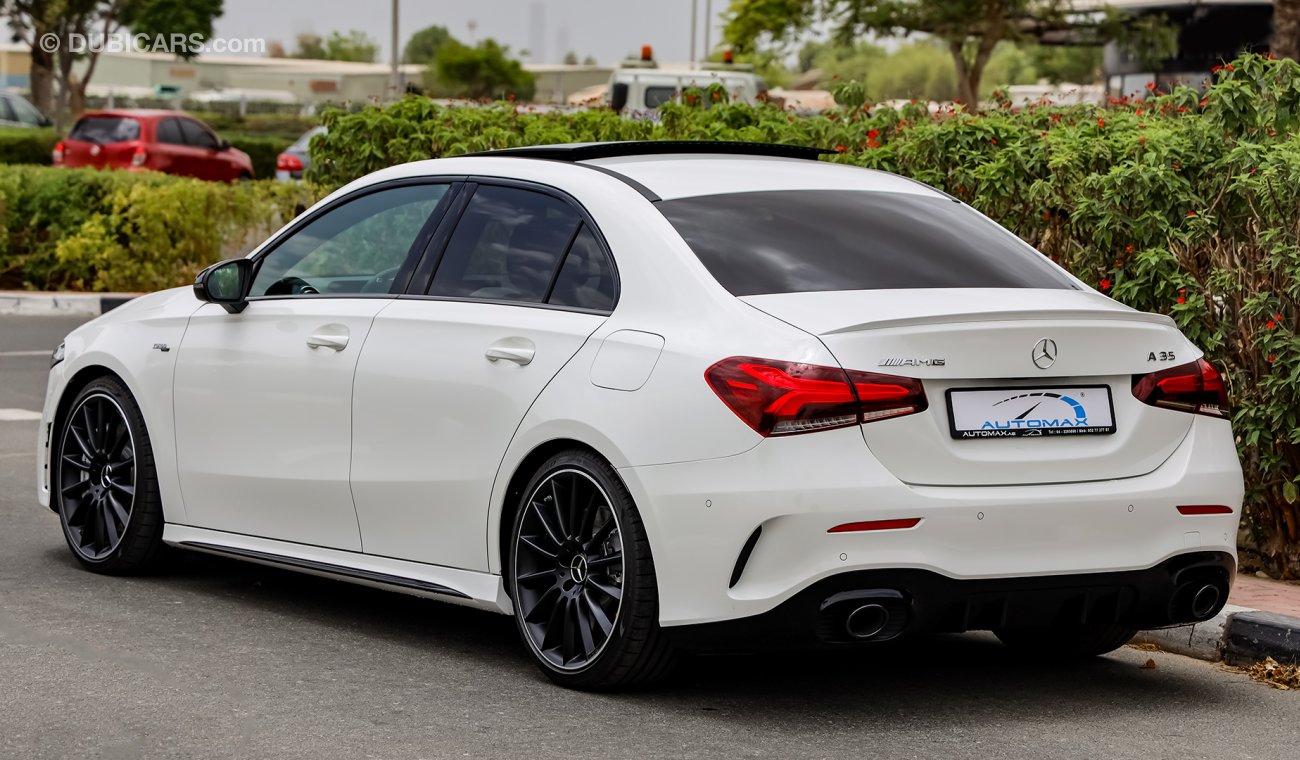 مرسيدس بنز A 35 AMG مرسيدس بنز Turbo 4MATIC AMG A35خليجية 2021 Night Package 0Km مع ضمان سنتين مفتوح الكيلو من EMC