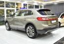 لينكولن ام كى اكس EXCELLENT DEAL for our Lincoln MKX 2.7 ECOBoost AWD ( 2016 Model ) in Beige Color GCC Specs
